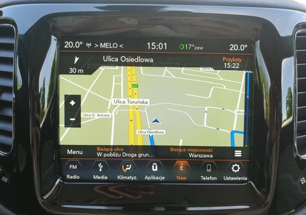 Jeep Compass cena 109900 przebieg: 76827, rok produkcji 2019 z Warszawa małe 352